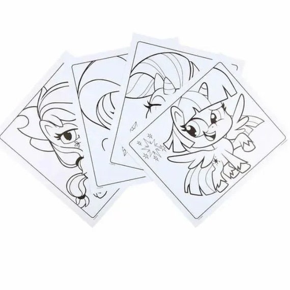 Dibujos para colorear y pegatinas de Crayola My Little Pony - Etsy España Dibujos para colorear y pegatinas de Crayola My Little Pony - Etsy España