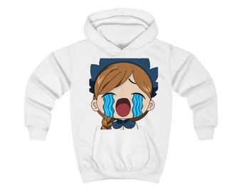 Crying Emote Kids Hoodie