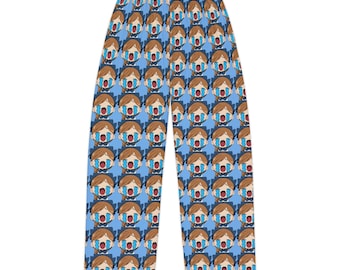 Crying Emote Women's Pajama Pants (AOP)