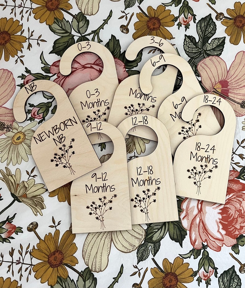 Baby Closet Divider SVG Clothes Size Markers for Babies PNG Etsy