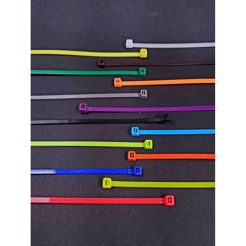 Silicone Zip Ties, Reusable Zip Ties, Rubber Cable Ties Straps for Wire  Management, Elastic Silicone Ties Cable Organizer for Home Office,  Multicolor Cord Ties in Two Sizes 4.5\\ 