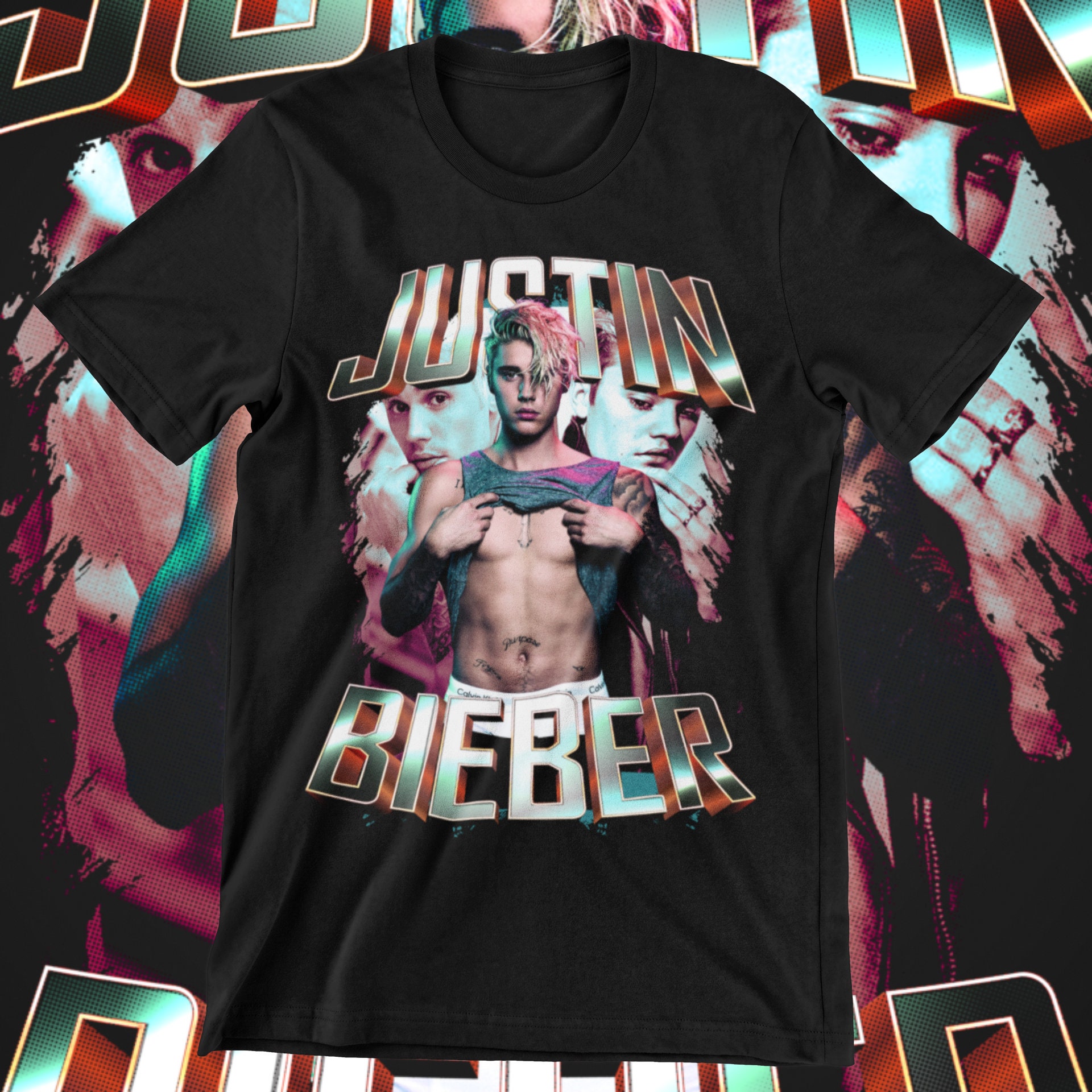 Discover Justin Bieber Vintage Design T-Shirt