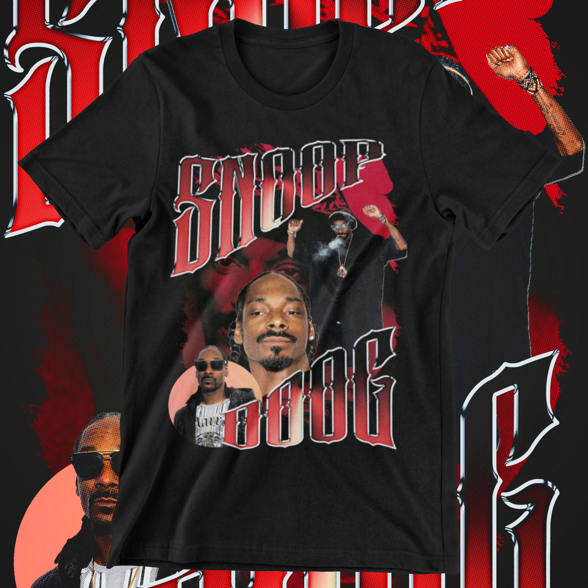 Snoop Dogg Rap Tee Bootleg Concert Shirt Rap Tee Gift Black - Etsy