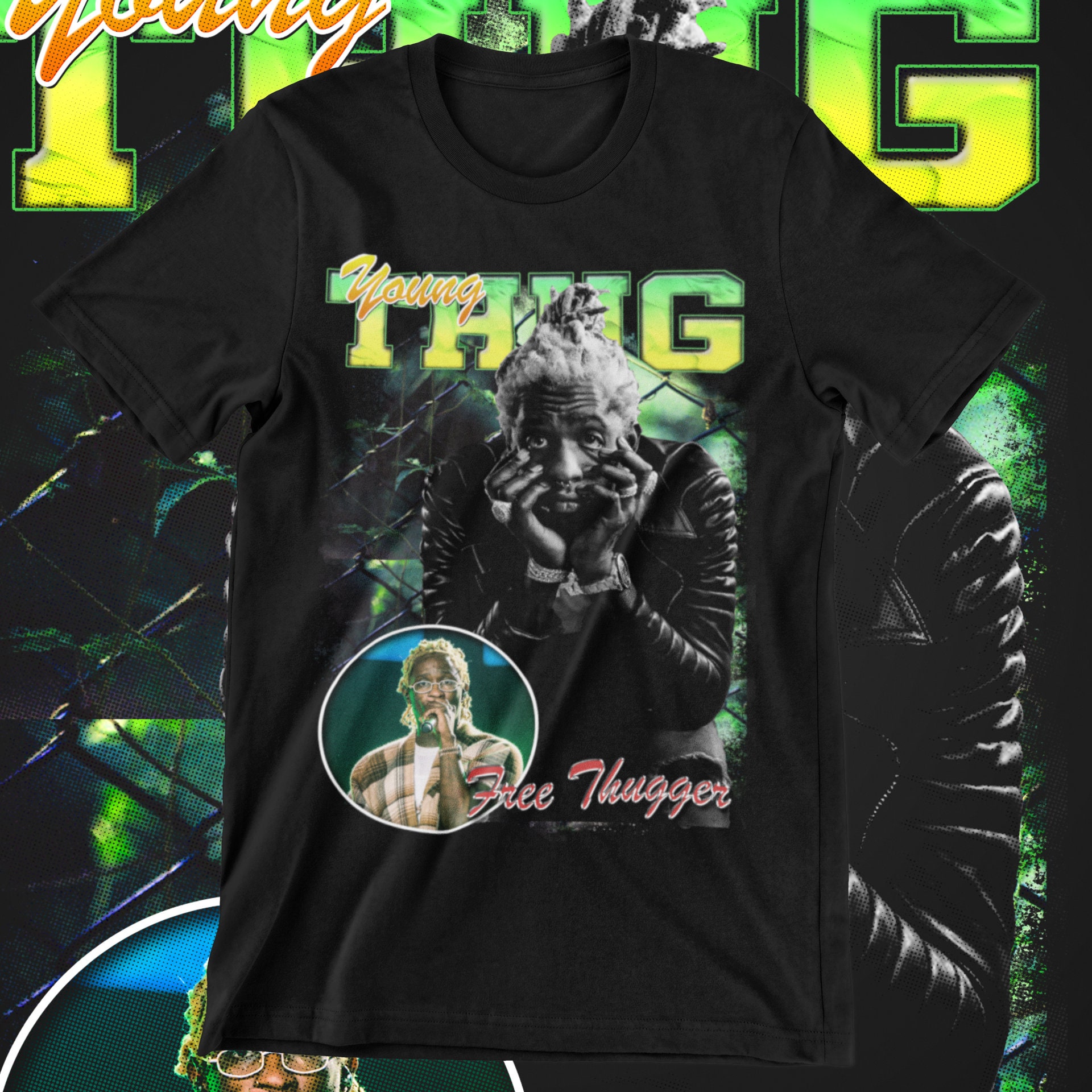 Discover Rap Tee Young Thug Bootleg concert tshirt