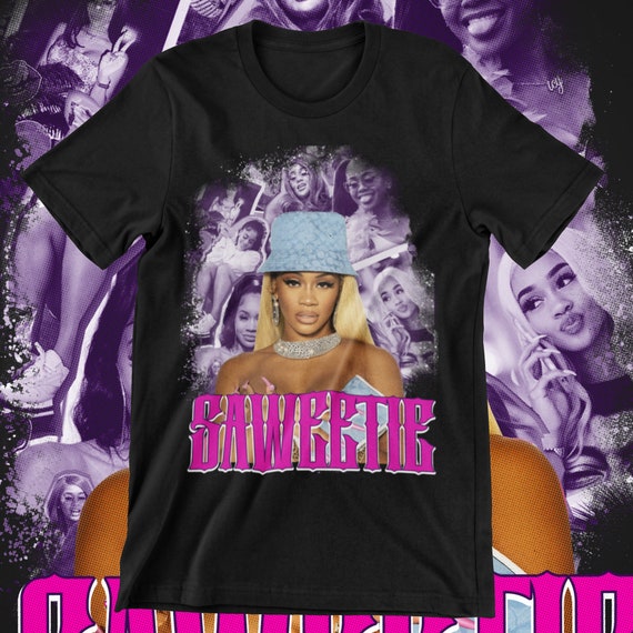 Saweetie T-shirt Bootleg Concert Shirt Rap Tee Gift Black - Etsy