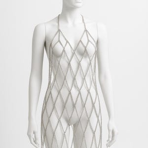 Gold Body Chain Dress: Festival Rave Outfit - Etsy