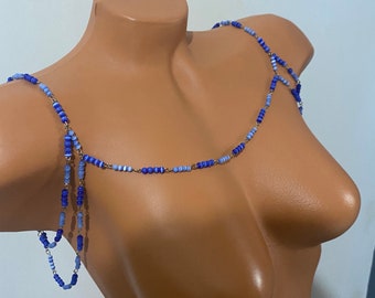 Multilayer shoulder Chain, layered shoulder necklace, shoulder decoration, fringed shoulder Chain,shoulders beats  , rave outfit