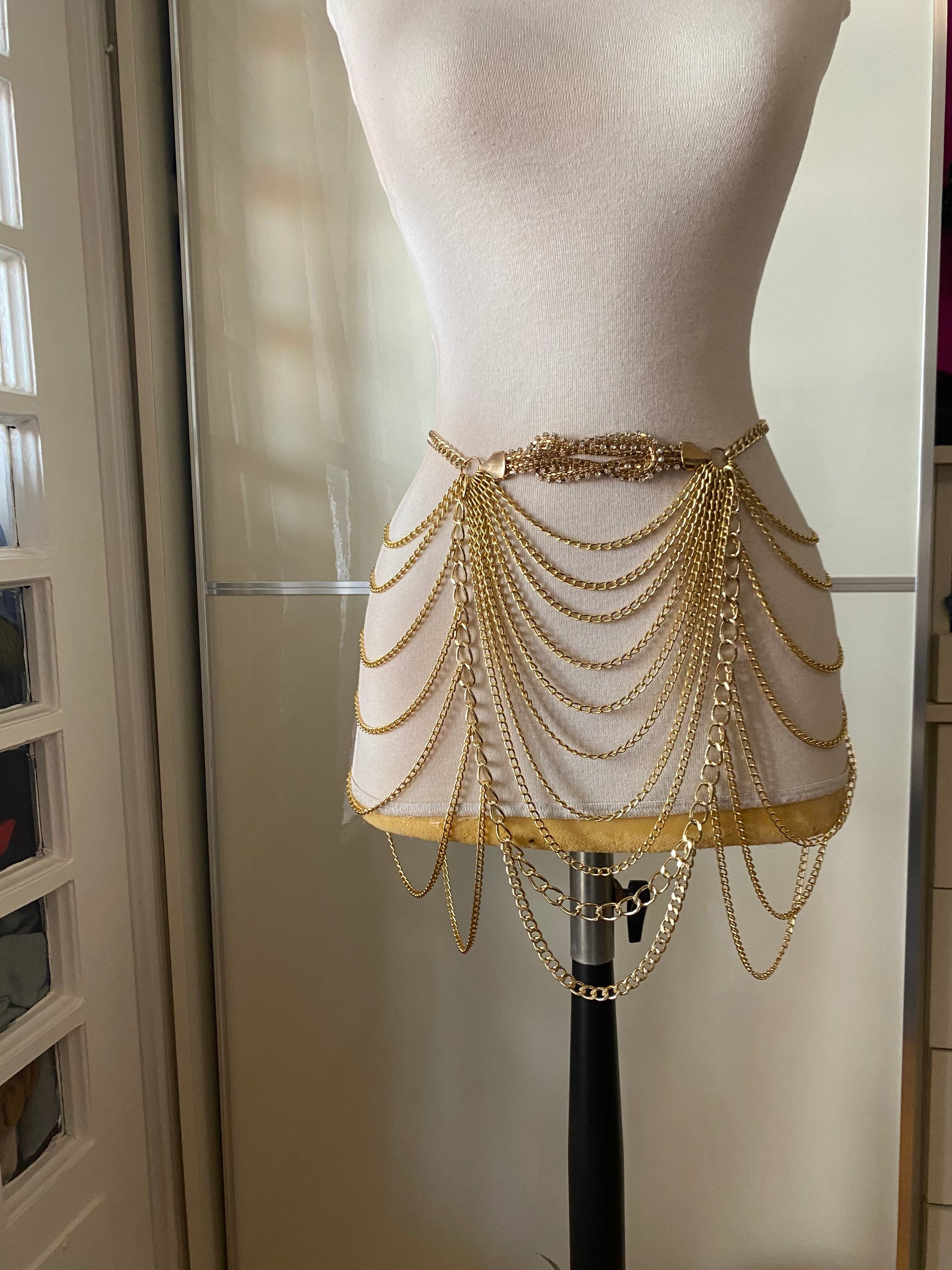 Gold Chain Skirt