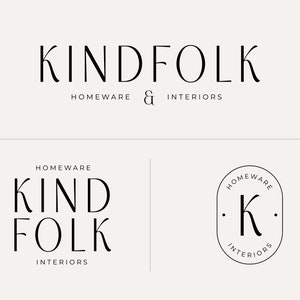 Boho Logo Design, Branding Package, Home Decor Logo, Logo for brand, Logo for Beauty, Editable logo template, Premade Logo, Fashion Logo,