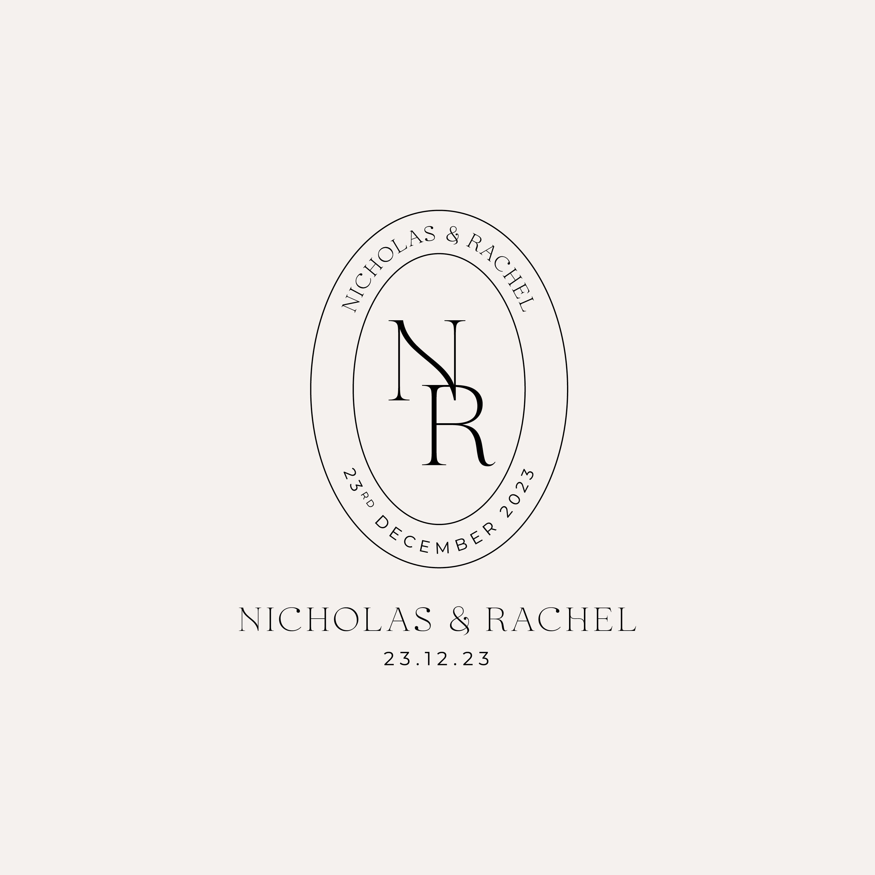 Wedding Monogram Design Couple Logo, Logo With Name, Elegant Stylish ...