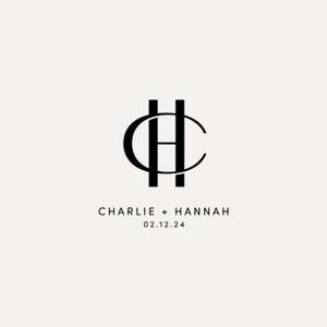 Couple Monogram for Wedding, Art Deco Wedding Stationery, Decor for Art Deco Wedding, Personalised Monogram, Custom Monogram Digital