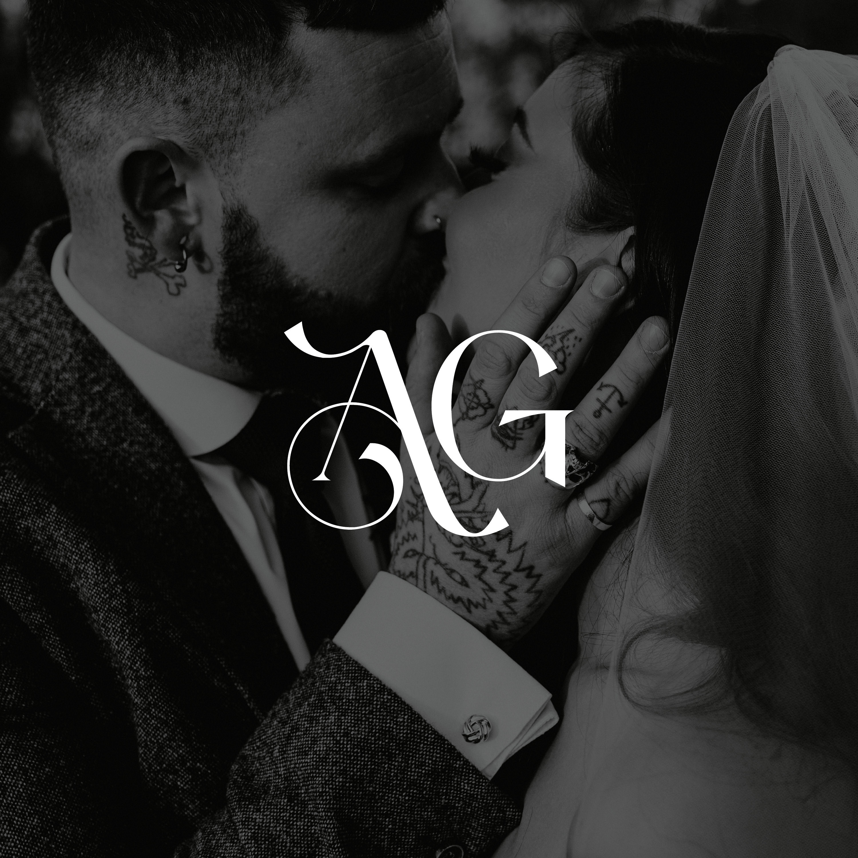 Wedded Monogram Modern Wedding Monogram, Couple Monogram for Wedding, Custom Wedding ...
