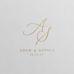 Monogram wedding Script Wedding Monogram Template, Personalized Couple Monogram, Elegant Wedding Logo Design for invitation Wedding SVG