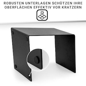 Beistelltisch metall Beistelltisch Kleiner tisch Coffee table Couchbar Sofatisch Couchtisch klein Beistelltisch c form Bild 3