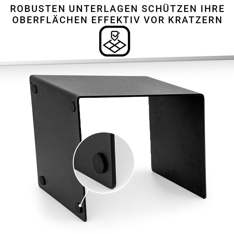 Beistelltisch metall Beistelltisch Kleiner tisch Coffee table Couchbar Sofatisch Couchtisch klein Beistelltisch c form Bild 3