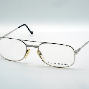Dunhill Vintage Eyewear NOS - Very Rare Model Made in France - 18k Gold Plated - New and Perfect - High Quality Eyewear