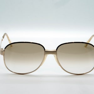 Desil Vintage Sunglasses NOS - Mod. Ambassador - 14 K Gold Plated - 56/20 - New - Rare Model -