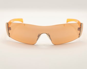 Gianni Versace VERSUS Gafas de sol vintage NOS - Mod. E68 - Col. 211 - Nuevo y perfecto - Modelo raro