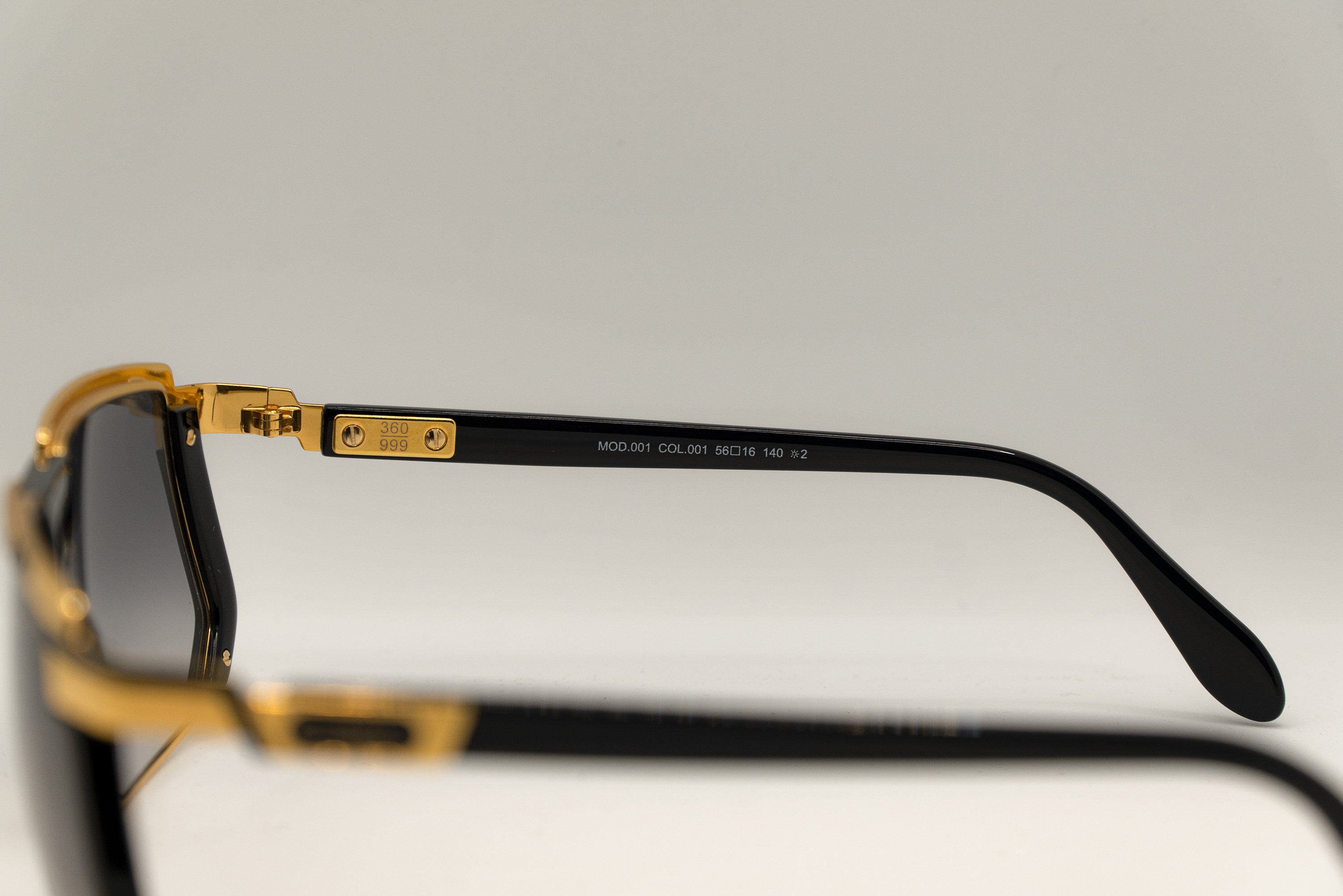 Cazal Legends Vintage Sunglasses NOS - Mod. 001 - Gold Plated 24 K