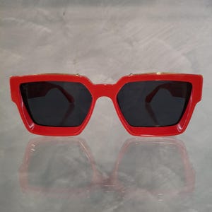 Louis Vuitton Vintage Sunglasses NOS - Mod. Virgil Abloh 1.1 Milionaires - Z1169W - 55/17 - Limited Edition Red - Very Rare - Made in Italy