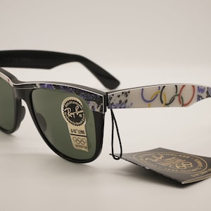 Ray Ban B&L Vintage Sunglasses - Mod. Wayfarer II - Olympia Series - Sports Edition - Innsbruck 1964 - Very Rare - New and Perfect with Tag
