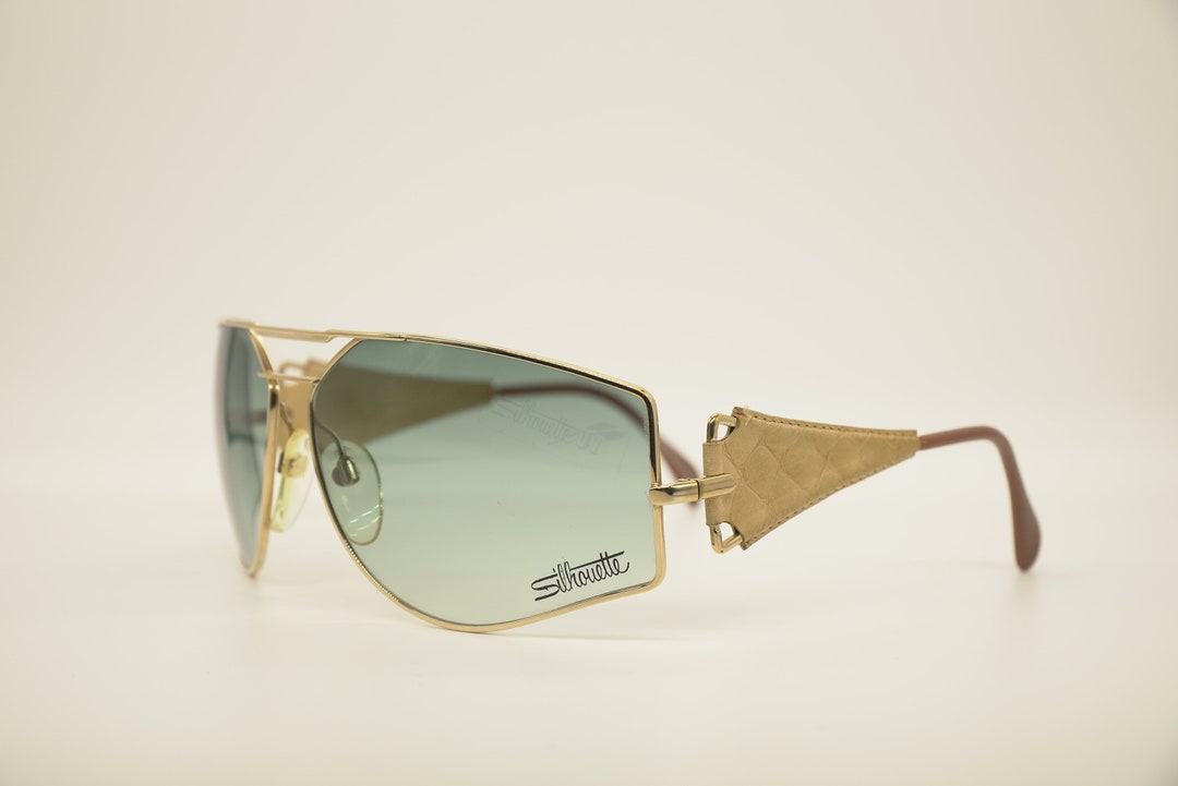 Lunettes De Soleil Vintage Silhouette M 8016/20/6050 - Homme - Années 1980 - Rares - Occasion