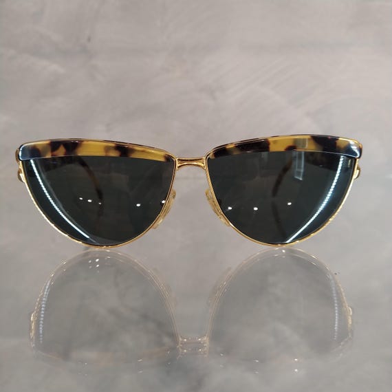 Vintage Krizia Tortoiseshell Sunglasses- Rare, Iconic! Vintage krizia sunglasses - Gem main image 3