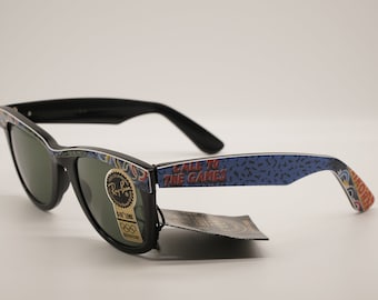 Lunettes de soleil vintage Ray Ban B&L - Mod. Wayfarer I - Série Olympia - Édition sportive - Los Angeles 1932 - Très rare - Neuf et parfait avec étiquette