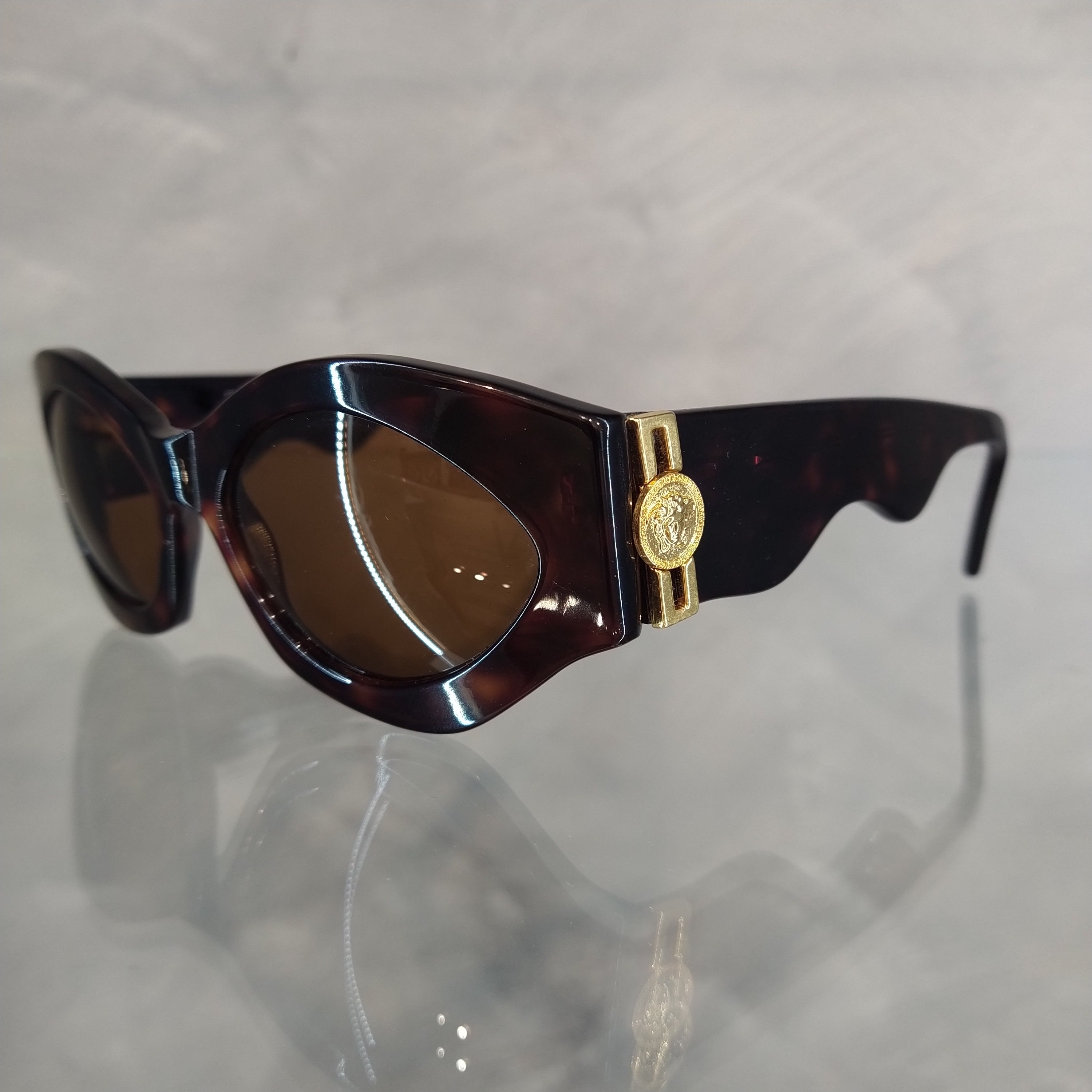 Versace Vintage Rare Mod Cat Eye Sunglasses Vintage Sunglasses Gianni Versace MOD. 342 COL. 448 Cat Eye  main image 2