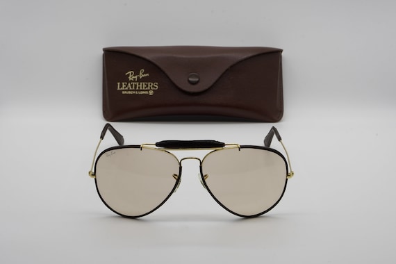 Ray Ban B&L Vintage Sunglasses NOS - Mod. Leathers  display picture 3