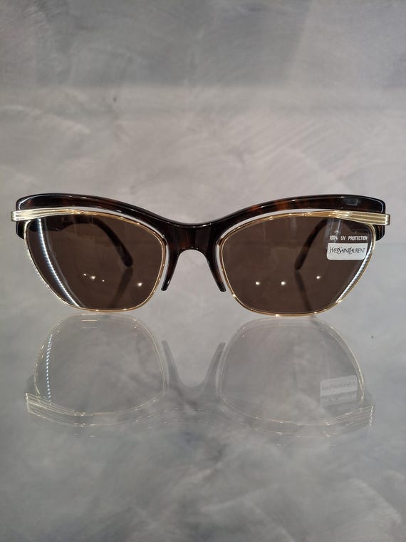 【美品】YVES SAINT LAURENT ヴィンテージサングラス Yves Saint Laurent Vintage Sunglasses NOS - Mod. 6520 - Col. Y654