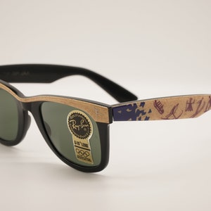 Ray Ban B&L Vintage Sonnenbrille – Mod. Wayfarer I – Olympia-Serie – Sports Edition – Lillehammer 1994 – sehr selten – neu und perfekt mit Etikett
