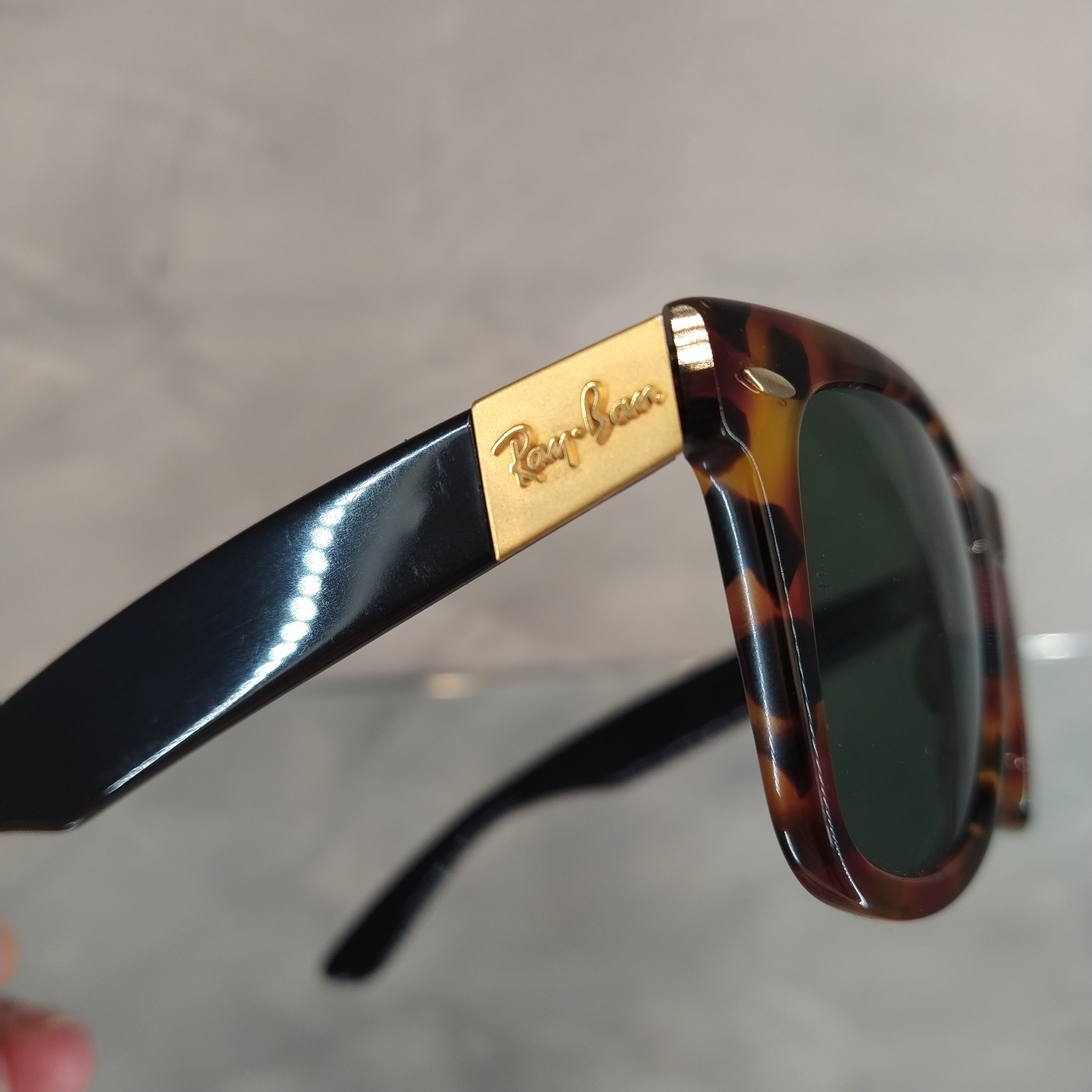 レア　USA製 B&L RAY-BAN WAYFARERⅡ Limited DX Ray Ban Vintage Sunglasses NOS - Mod. Wayfarer - Deluxe