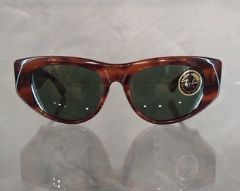 ③ Vintage Ray-Ban 4点セット RAY-BAN W 3163 SLEEK Oval Sport SUNGLASSES black italy men
