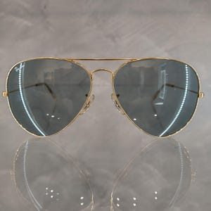 Ray Ban B&L Vintage Sunglasses NOS - Mod. Aviator - 62 Large - Rare Gray Changeables Lenses - With Original Case - Made in USA