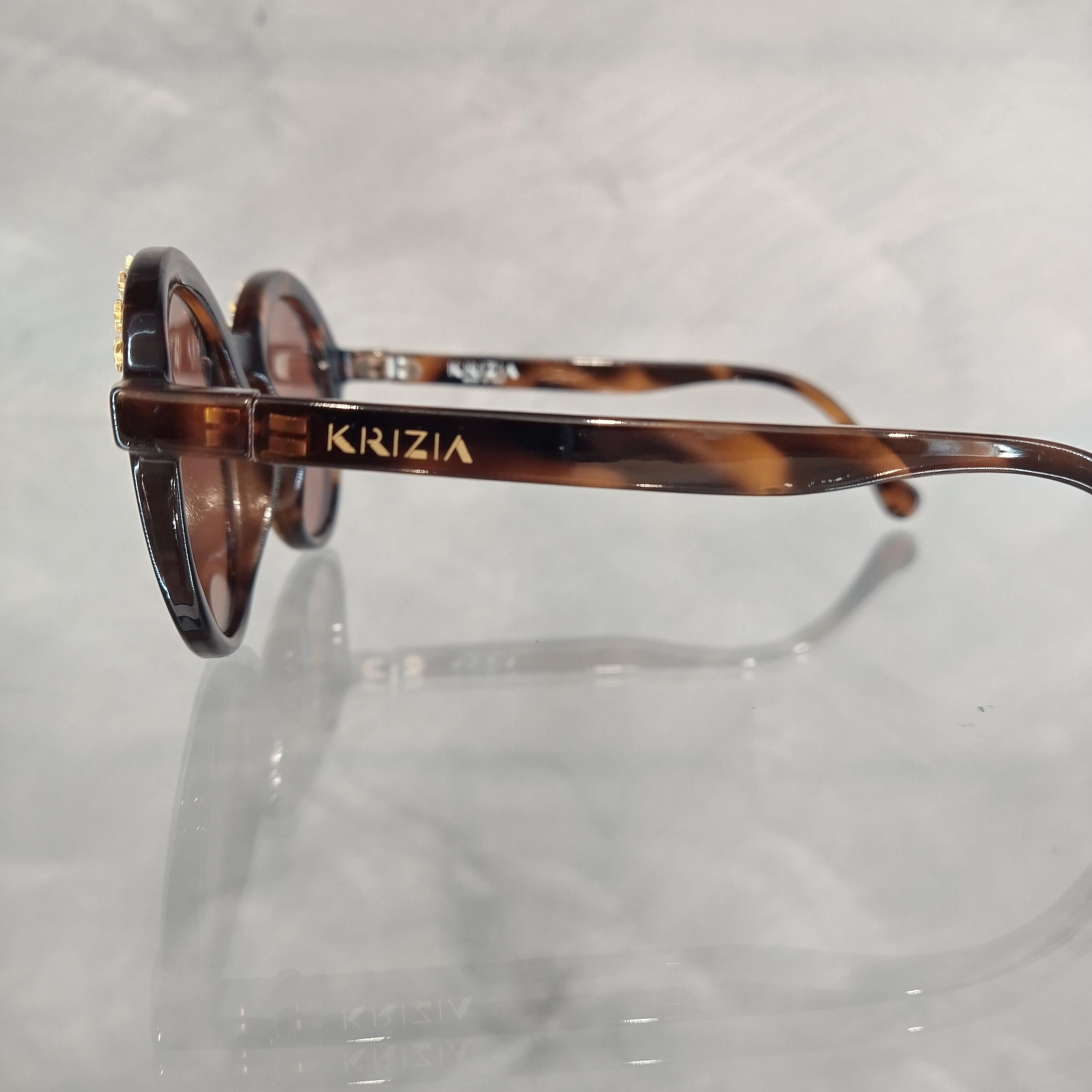 Vintage Krizia Tortoiseshell Sunglasses- Rare, Iconic! Krizia Sunglasses - Etsy main image 4