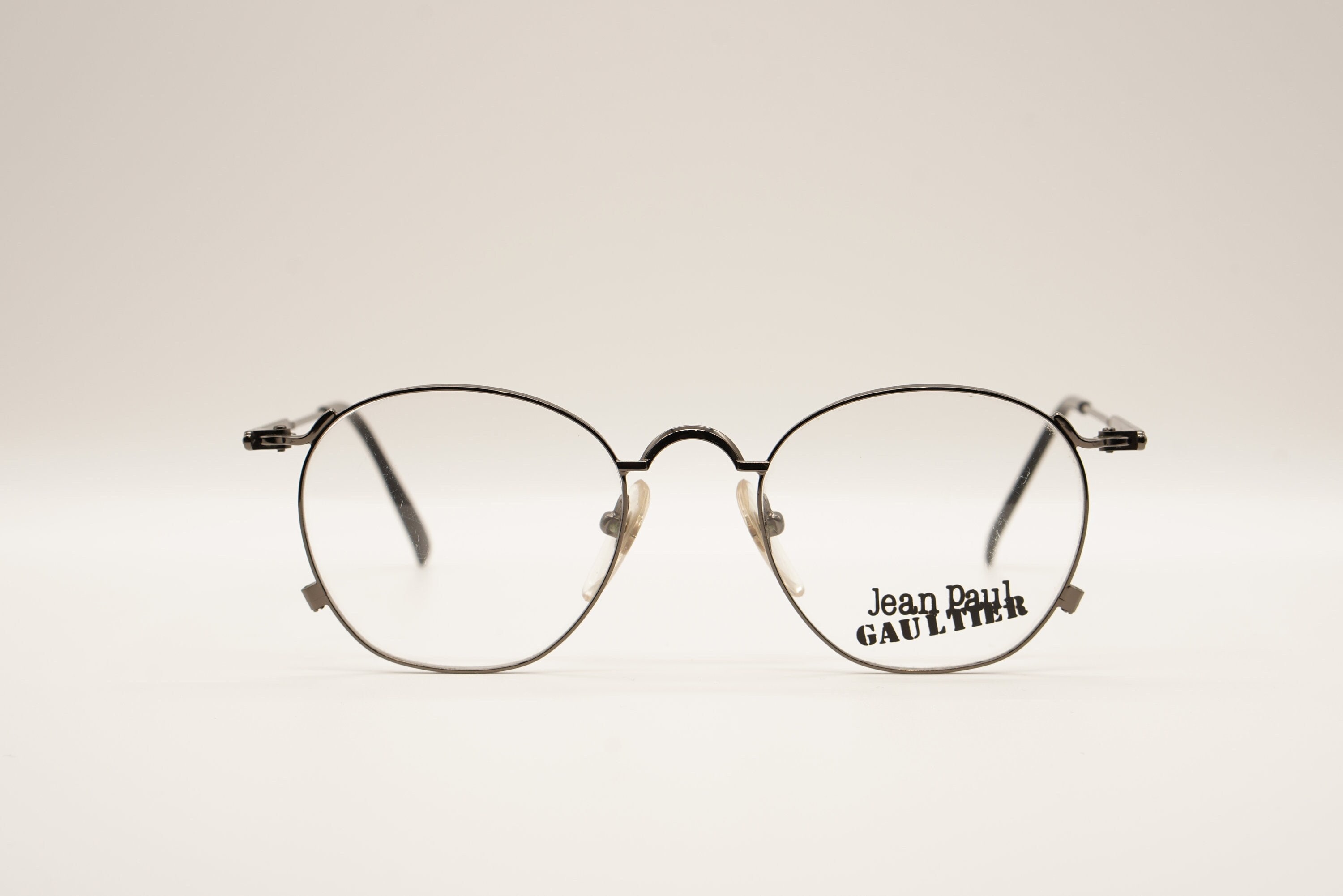 JEAN PAUL GAULTIER ５５−１２０２ 未使用超美品 Jean Paul Gaultier 55-0046 1 GP Titanium-P – Vintage Frames