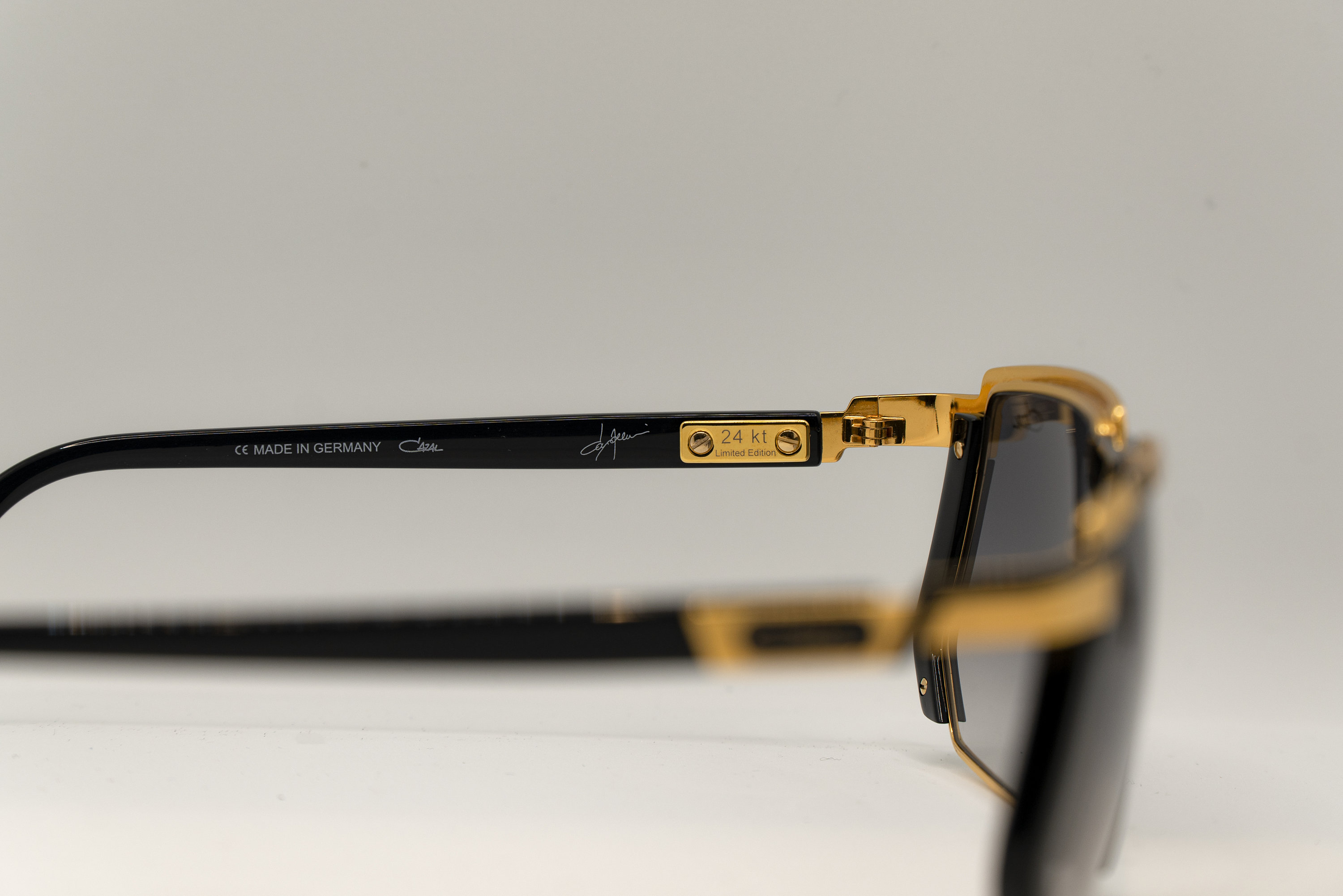 Cazal Legends Vintage Sunglasses NOS - Mod. 001 - Gold Plated 24 K