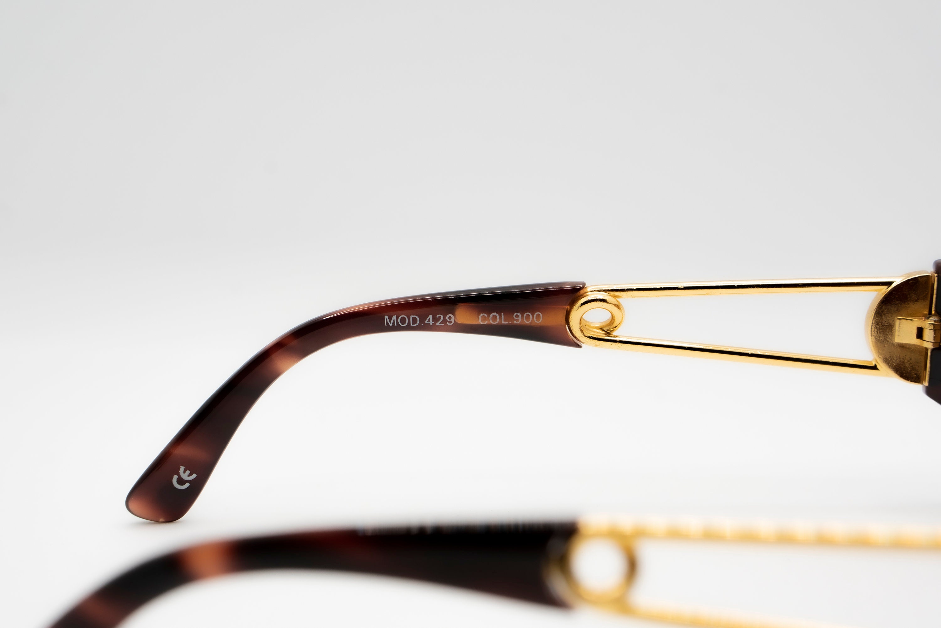 Versace Safety Pin Sunglasses Versace Black Square Safety Pin – Eyedictive main image 4