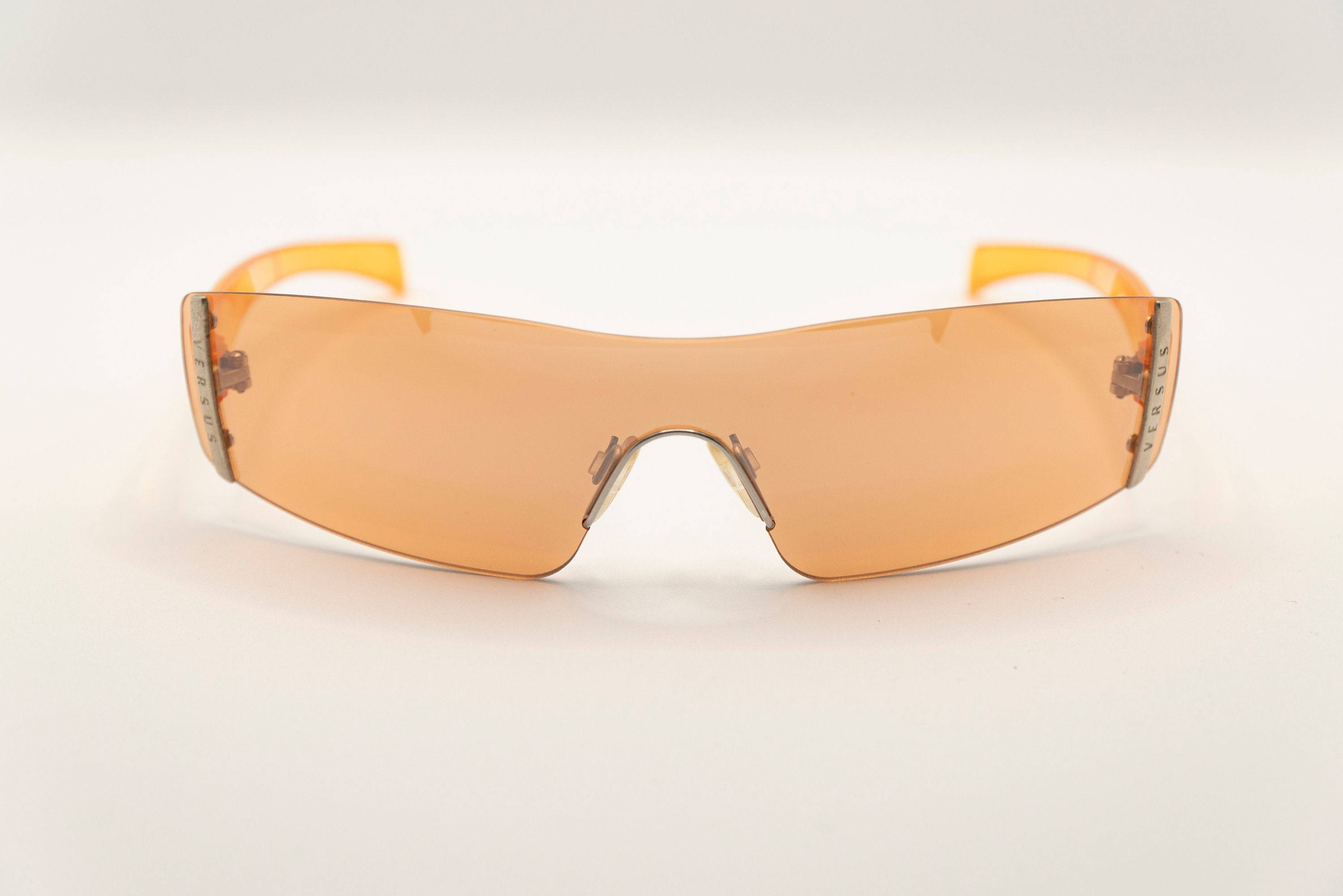 Gianni Versace VERSUS Vintage Sunglasses NOS E68 211 New  and Perfect Rare Model