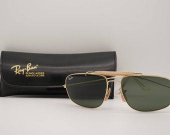 Ray Ban B&L Vintage Sunglasses NOS - Mod. Explorer Browbar - 58/17 - New and Perfect with Original Case - Made in Italy - Rare