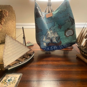 Pirate Sea Battle Boho Crossbody Bag