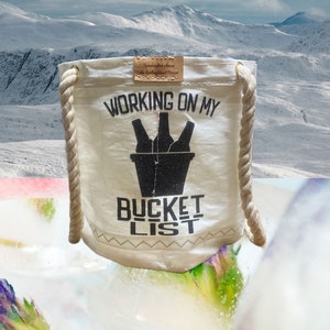 Recycled sail Cloth Bucket Bag