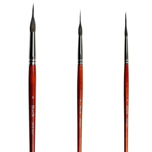 3PC/Set Liner High Quality Squirrel Mix Hair Watercolor Paint Long Liner Artist Brush For Painting