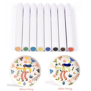 Glaze Brushes, 14PCS Pottery Art Painting Tools, Pottery Brush, DIY  Ceramics Design Glazed Coloring Painting Ceramic Painting Brushes 