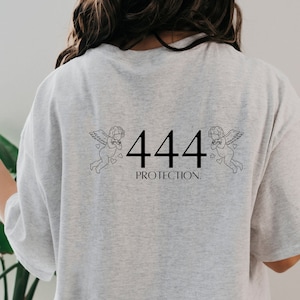 Angel Number Tshirt I 444 I Angel Number T-Shirt I Lucky Number Shirt I Angel Number Gifts I Spiritual Shirt I Spiritual Gifts I Lucky Girl