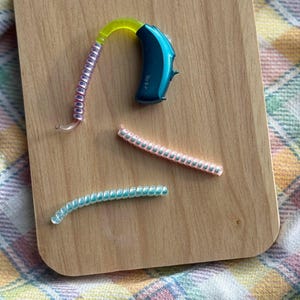 Iridescent Tubies For Hearing Aids