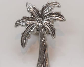 Perilla de palmera de primera calidad, color plateado, manija para armario de cocina, tocador, armario de casa, reciclaje