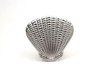 Perilla de marisco de primera calidad, color plateado, manija para armario de cocina, tocador, armario de casa, reciclaje