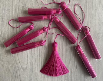 Borla de seda rosa de Barbie (paquete de 10)